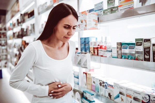 Espaço da farmácia | GC para as categorias gastrointestinais